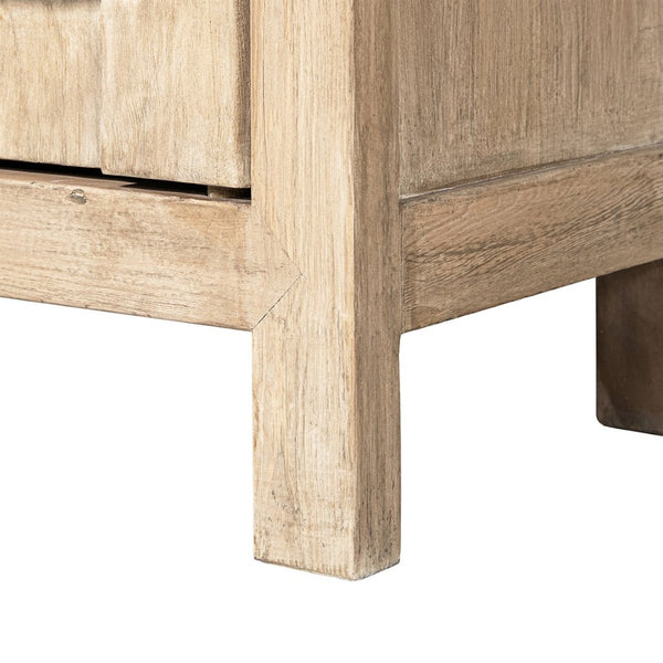 English Elm Rowan Reclaimed Pine Tall Cabinet Crossbar Double Doors Rustic Farmhouse Storage B2719P474455