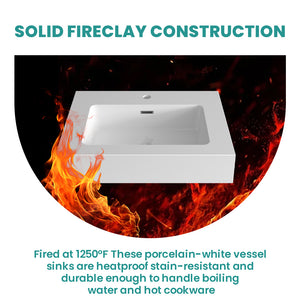 English Elm BB02-24-101, Glossy Integrated Solid Surface Basin with Overflow — Sleek Contemporary Design for Luxe Bathrooms White W1865107108