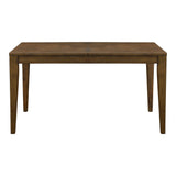 INK+IVY Cove Modern/Contemporary Rectangle Extension Dining Table II121-0501 Pecan