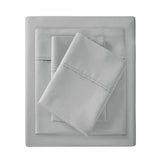 Madison Park 300 Thread Count Organic Cotton Casual Deep Pocket Sheet Set MP20-8248 Grey