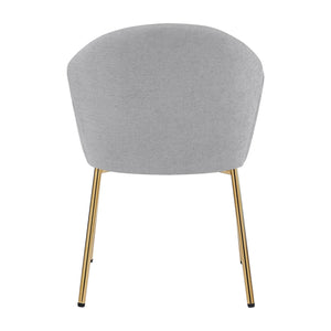 English Elm Christopher Knight Home® - Dining Chair Set Of 2 - Modern Grey Upholstered Metal Chairs For Stylish Dining & Home Bars N779P186914G