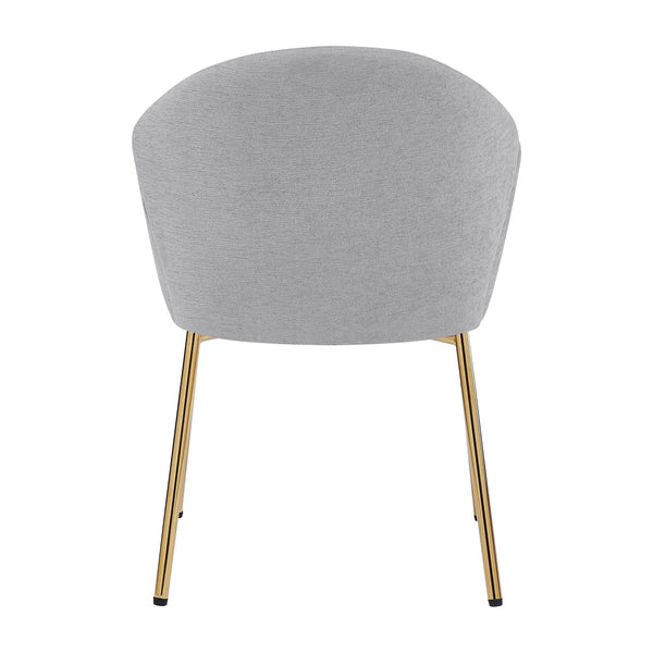 English Elm Christopher Knight Home® - Dining Chair Set Of 2 - Modern Grey Upholstered Metal Chairs For Stylish Dining & Home Bars N779P186914G