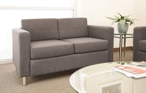 OSP Home Furnishings Pacific LoveSeat Cement