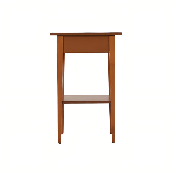 English Elm Stylish Oak Nightstand with 28"H x 18"W x 14"D Durable Particle Board Build and Warm Wood Finish Appeal Oak 4.13 L x 15.55 W x 33.07 H B078112076