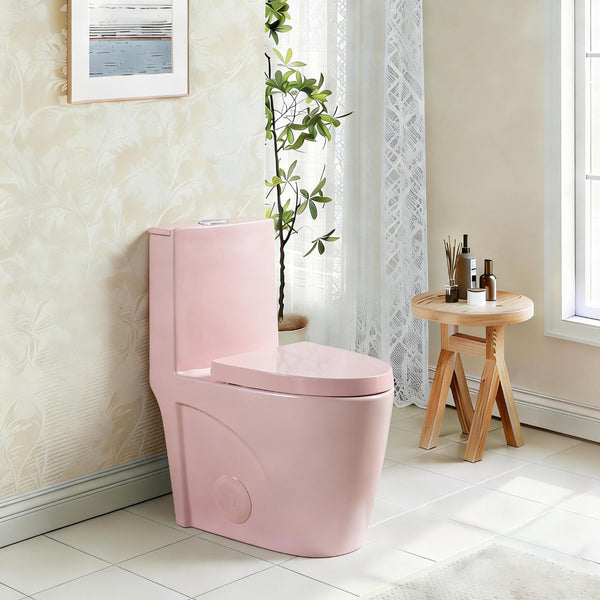 English Elm One-piece Elongated Porcelain Toilet Dual Flush Ada Comfort Height Soft Close Seat W1920P425616