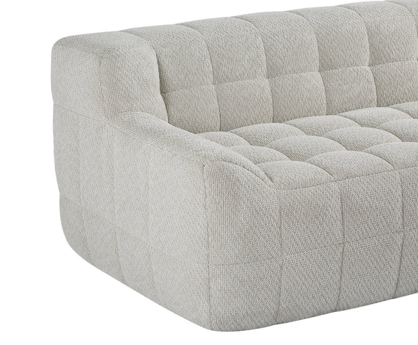 English Elm Liyasi Modular Full Compression Sofa — Plush Memory Foam Seating, Premium Fabric, No Assembly Needed Beige W820P293131