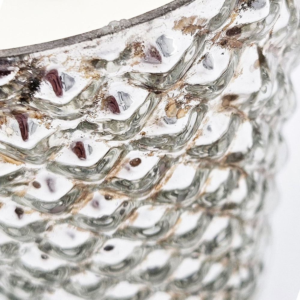 English Elm S/4 Luxurious Earl Grey Scented Soy Wax Candle In Antique Silver Holder – Perfect Home Décor Gift! W2078P242123-GIGA