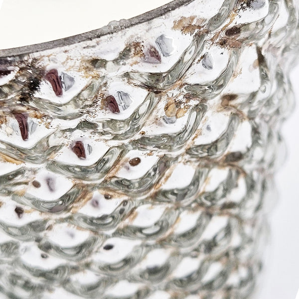 English Elm S/4 Luxurious Earl Grey Scented Soy Wax Candle In Antique Silver Holder – Perfect Home Décor Gift! W2078P242123-GIGA