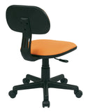 OSP Home Furnishings Student Task Chair Orange