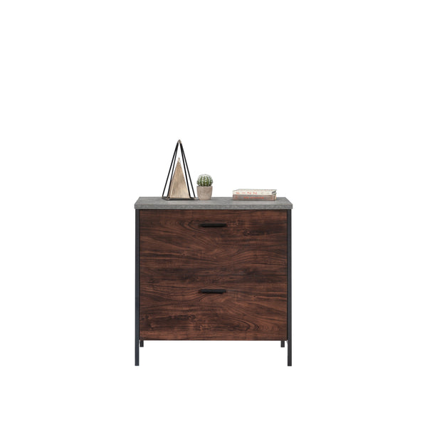 English Elm Lateral File - Dark Walnut Storage Solution With Modern Design For Home & Office Organization B356P354431