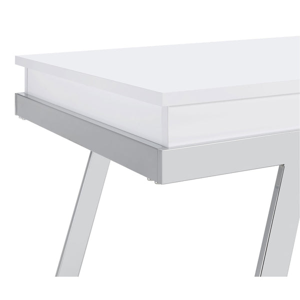 English Elm Fletcher Lacquered High Gloss Coffee Table with Open Shelf for Modern Living Rooms B062P447812