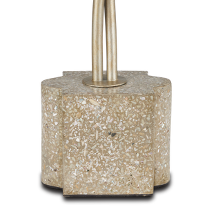 Paradiso Contemporary Gold & Silver Table Lamp Inspired by Nature - Elegant Design for Your Space