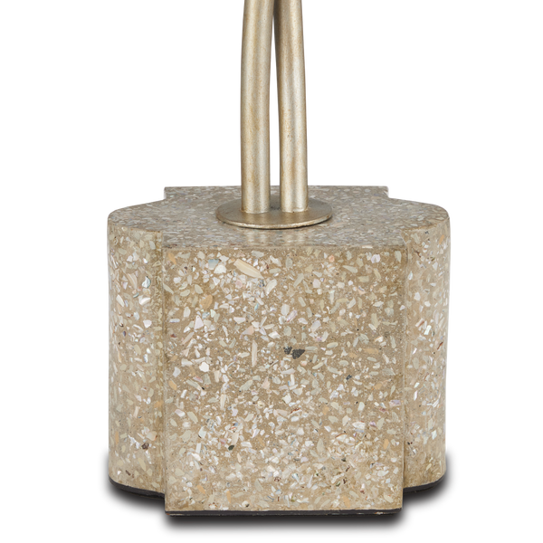 Paradiso Contemporary Gold & Silver Table Lamp Inspired by Nature - Elegant Design for Your Space