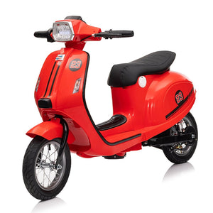 English Elm 24v Kids Electric Dirt Bike with Pneumatic Tires Suspension and Bluetooth for Ages 8-14 W1578P297812
