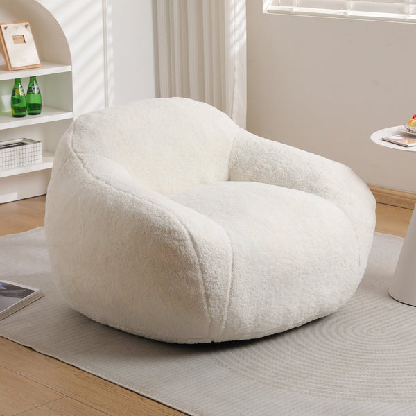English Elm Bean Bag Chair - Oversized Memory Foam Sofa With Plush Cover & Armrests For Ultimate Comfort & Style W2200P247794