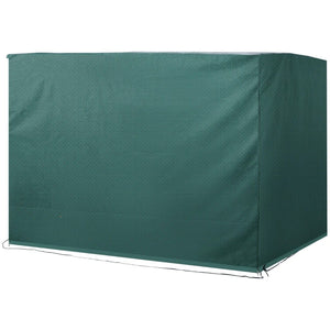 English Elm Outdoor Patio Swing Cover Heavy Duty Polyethylene Uv Resistant Three Seater Protection T3971P443163