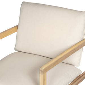 English Elm Christopher Knight Home® - Outdoor 29" Seat Height Aluminum Barstools with Rope Scallop Backrest, Rust-Resistant Patio Set Light Teak N772P247684L