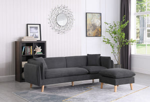 English Elm Brando Modular Sectional Sofa with Chaise Pocket Coil Support for Living Rooms B2749P413234