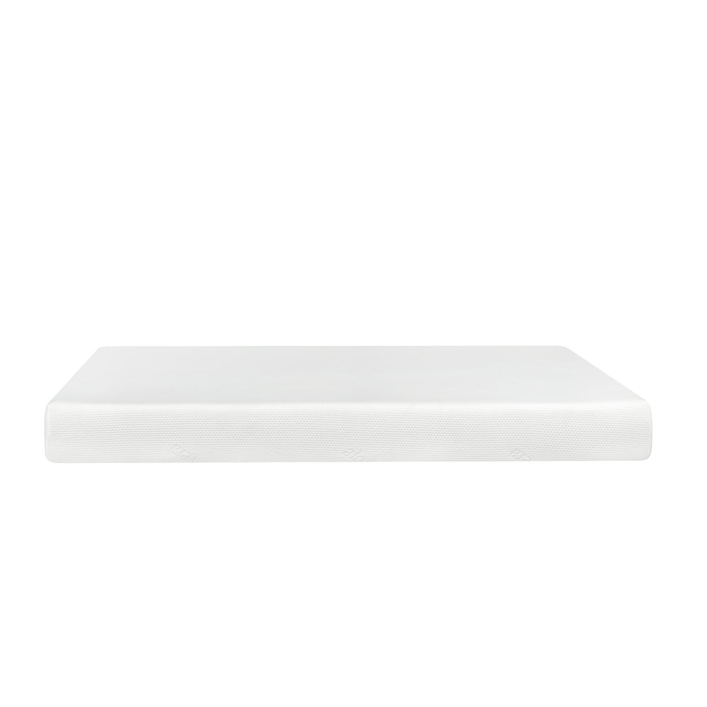 English Elm Twin-XL Plush 8" Gel Memory Foam Mattress in a Box — Aloe-Infused Jacquard Cover, Cooling Supportive Comfort B2741P287505