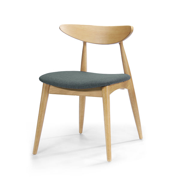 English Elm Christopher Knight Home® - Set Of 2 Retro Rubberwood Chairs With Ergonomic Design & Plush Cushions For Stylish Comfort N759P307037L