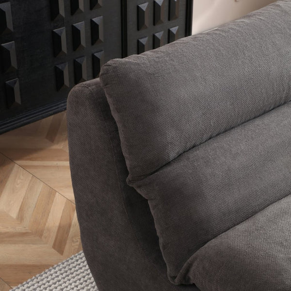 English Elm 32" Tufted Foam Chaise Lounge with Matching Ottoman for Adults Bedroom Living Room Grey W1117P436336