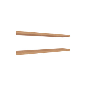 English Elm Floating Shelf Lyle Pine Beige Set of Two – Space-Saving Engineered Wood Shelves for Stylish Display and Durability B092P238728