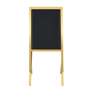 English Elm Table and Chair Set 12 Piece Tempered Glass Dining with Gold Metal Legs Modern Black+Gold,Transparent W1151S04772
