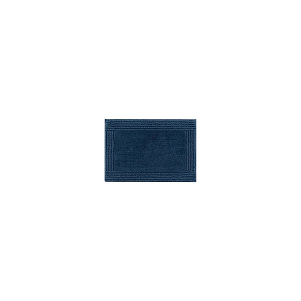 English Elm 1 Heavyweight Cotton Tufted Bath Rug Reversible Spa Grade Absorbent Floor Mat Navy B035P319557