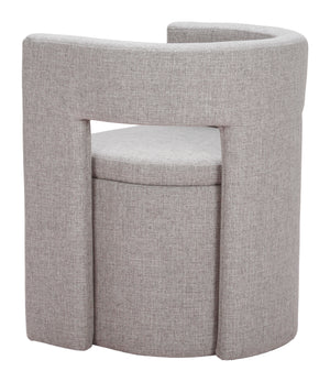 Papua Dining Chair Gray 109993 Zuo Modern