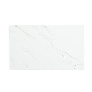 English Elm Modern 83.7in Tall Kitchen Pantry Set of 2 with Faux Marble Countertops, Durable Storage and Anti-Tip Safety White SP000075AAK