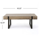 Christopher Knight Home® - Noble House - Abitha Faux Wood Coffee Table