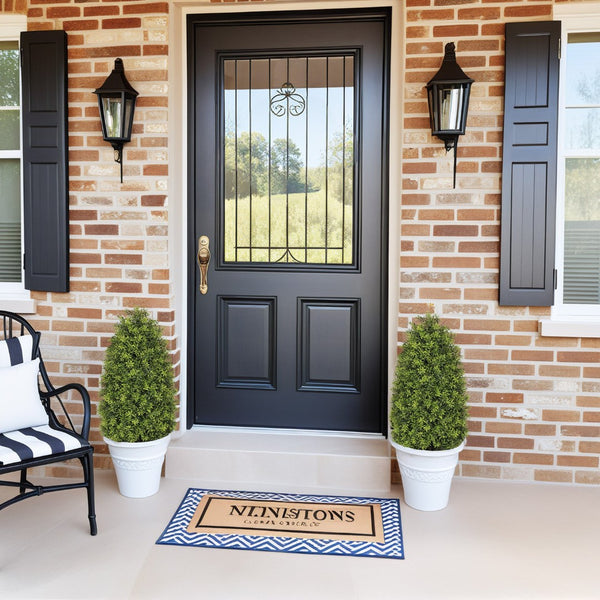 English Elm 3ft Faux Boxwood Cone Topiary Set of Two Uv Resistant Indoor Outdoor Entryway Trees W2945P323221