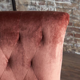 Christopher Knight Home® - Noble House - Venetian Tufted Blush velvet Dining Chair