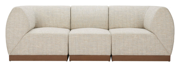 Zuo Modern Christy Armless Chair - Stylish Modern Design With Durable Outdoor Fabric For Ultimate Comfort Beige 100% Polyester,Aluminum 704147-zuo-modern