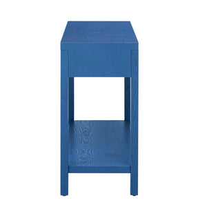 English Elm U_Style Modern Ash Veneer Console Table With 2 Drawers & Open Shelf - Stylish Storage For Any Space N711P230810V-GIGA