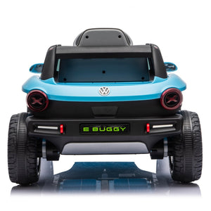 English Elm 12v Licensed Volkswagen Beetle Ride on Car with Remote Control and Suspension for Kids Blue W1578P418192