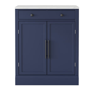 English Elm Topmax Modern Freestanding Kitchen Pantry - Stylish Storage Solution In Blue! N717P221574C-GIGA