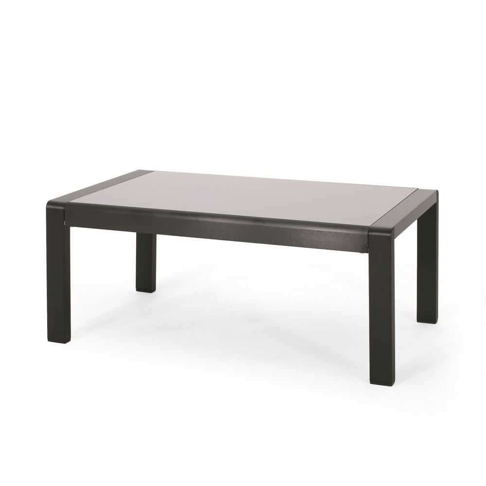 English Elm Christopher Knight Home® - MAYA Grey Maya Bay KD Coffee Table — Aluminum Weather-Resistant Modern Minimalist 39.4"x23.6" 69969.00