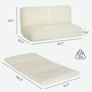 English Elm Bean Bag Plush Floor Sofa Sleeper Foldable Foam Lounge for Studio or Teen Room T3971P405943