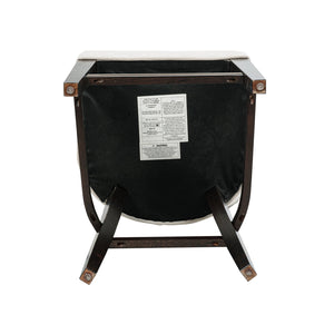 English Elm Beever Wood Chenille Counter Stool - Cream Upholstery, Gold Accents, Elegant Design For Comfort B365P397951