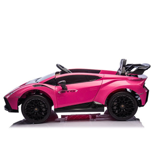English Elm Lamborghini Huracan Sto 24v Kids Ride on Drift Car with Led Lights and Remote W1578P210770
