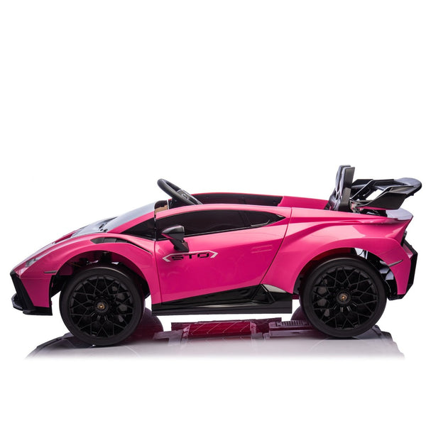English Elm Lamborghini Huracan Sto 24v Kids Ride on Drift Car with Led Lights and Remote W1578P210770