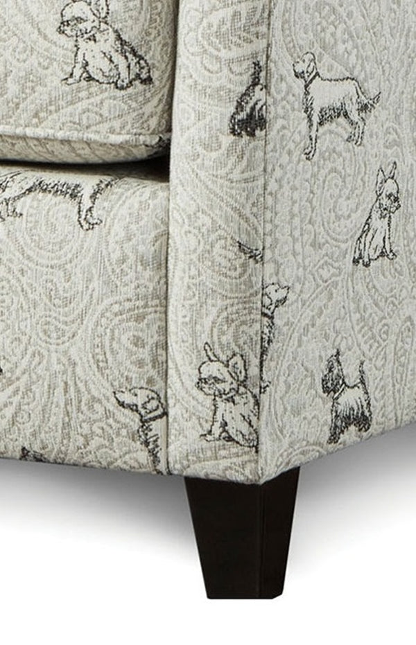 English Elm Transitional High Back Stripe Chair with Rolled Arms for Coastal Comfort and Supportive Seating Appeal Multi 30.5 L x 36.5 W x 28 H B2741P376974