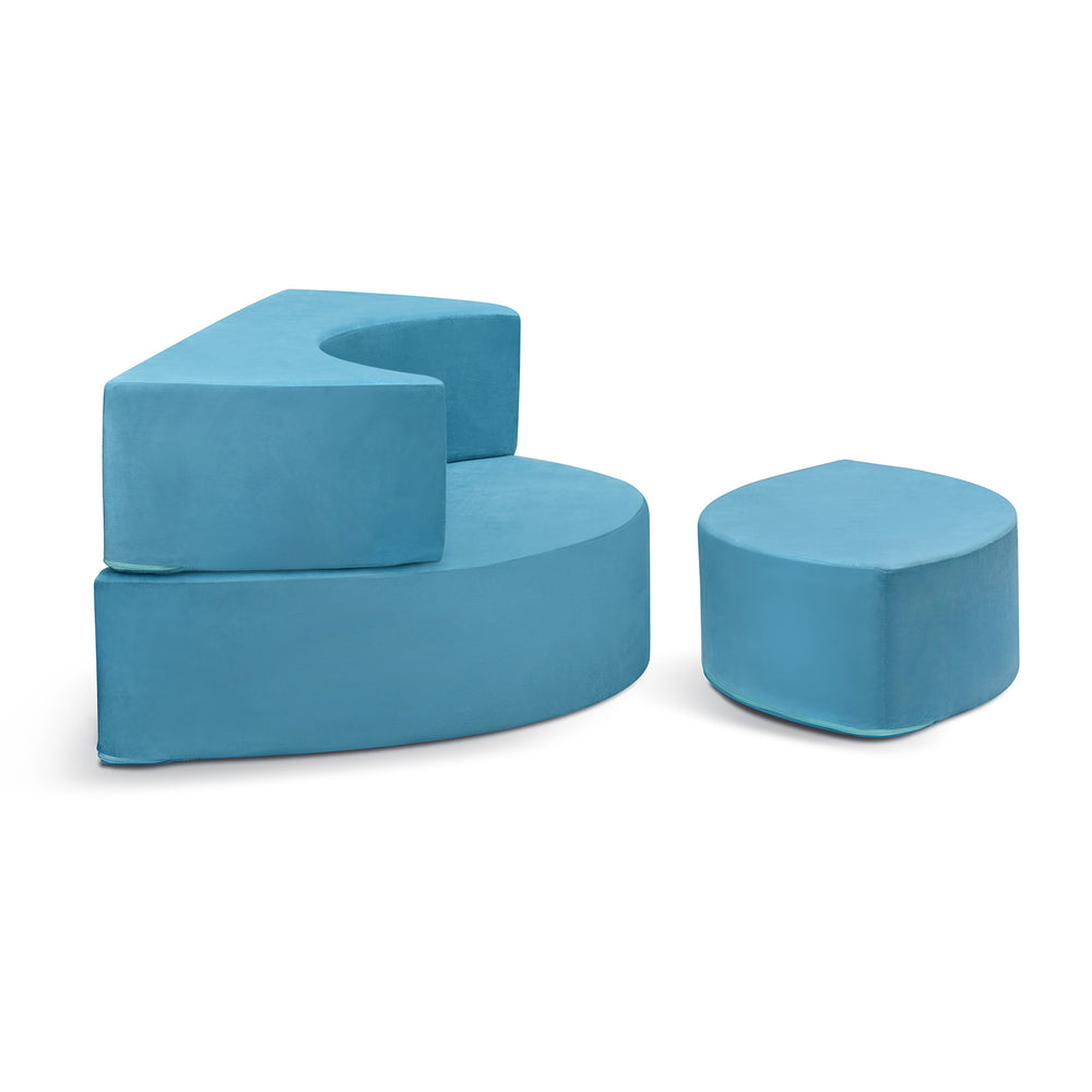 English Elm Kids Sofa Bed - Versatile Modular Couch For Playrooms, Convertible Sleeper, Cushions & Ball Pit W1889P337612