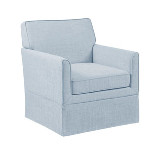 English Elm Slipcover Accent Armchair Tailored Track Arm Design for Living Room or Reading Nook B035P265950
