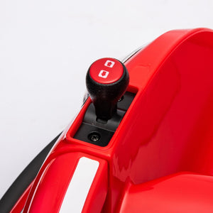 English Elm 12v Kids Ride on Bumper Car with 360 Spin Led Lights Bluetooth and Parental Remote Red W1578P198506