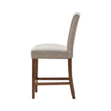 Madison Park Camel Modern/Contemporary Counter Stool FPF20-0552 Cream