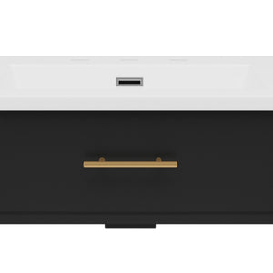 English Elm Christopher Knight Home® - 30 Inches Bathroom Vanity With Integrated Sink, Soft-Close Doors & Curved Design For Stylish Storage N817P299509B