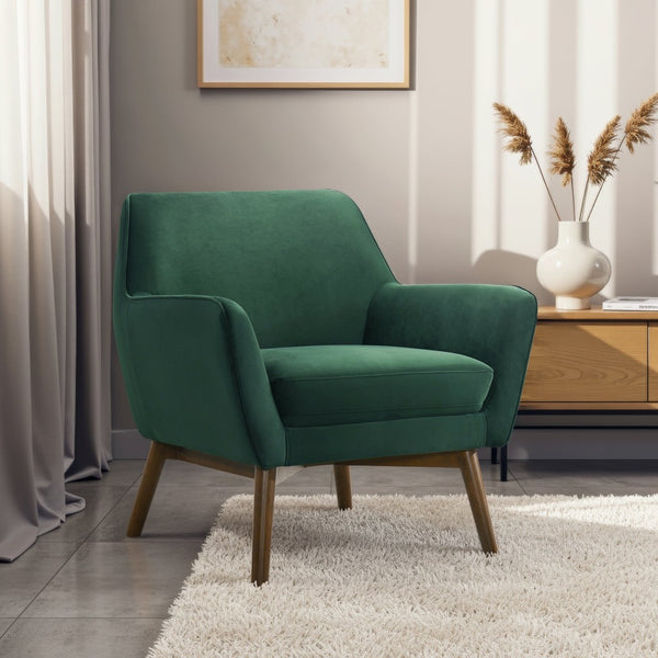 English Elm Mina Italian Inspired Vegan Leather Swivel Barrel Lounge Chair for Modern Living B183P423287