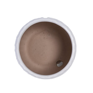 English Elm Set Of 2 Elegant White Ceramic Planters - Modern 7" Flowerpots For Indoor & Outdoor Decor W3273P322304-GIGA